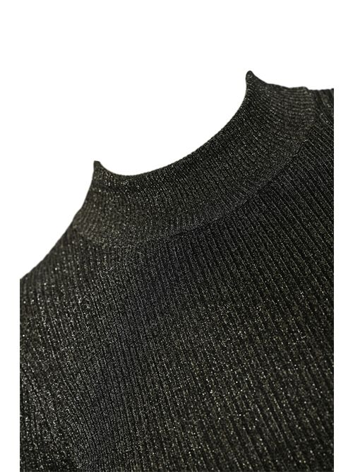 Maglia Spezie a costine in maglia lurex Grigio scuro MM Max Mara | 2526366108600003